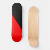 Anarchistische Flagge (Anarchismus) Skateboard (Vorderseite)