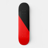 Anarchistische Flagge (Anarchismus) Skateboard (Vorderseite)