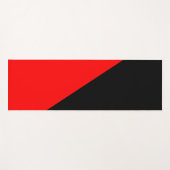 Anarchistische Flagge (Anarchismus) Yogamatte (Vorderseite (Horizontal))