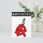 Anarchitecte - Jeux de Mots - Francois Ville Postkarte (Stehend Vorderseite)