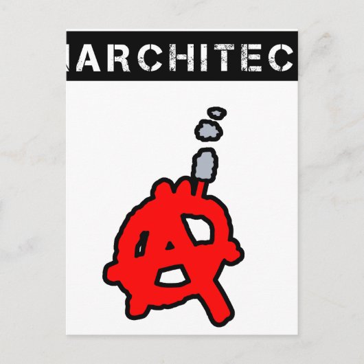 Anarchitecte - Jeux de Mots - Francois Ville Postkarte (Vorderseite)