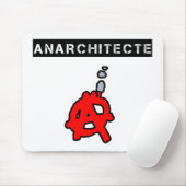 Anarchitecte - Wortspiele - Francois Ville Mousepad (Mit Mouse)