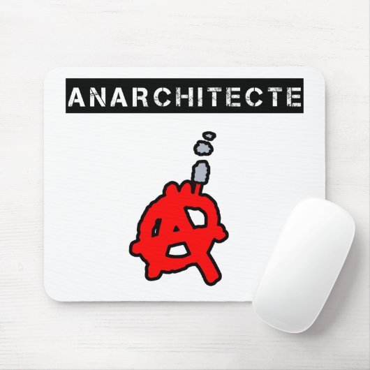 Anarchitecte - Wortspiele - Francois Ville Mousepad (Mit Mouse)