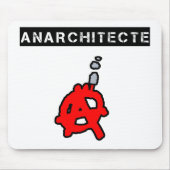 Anarchitecte - Wortspiele - Francois Ville Mousepad (Vorne)