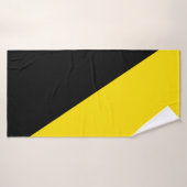 Anarcho Kapitalismus Flaggenanarchie Symbol schwar Badehandtuch (Badehandtuch)