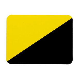 Anarcho Kapitalismus Flaggenanarchie Symbol schwar Magnet