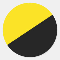 Anarcho Kapitalismus Flaggenanarchie Symbol schwar