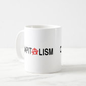 Anarcho Kapitalismus Kaffeetasse (Vorderseite Links)