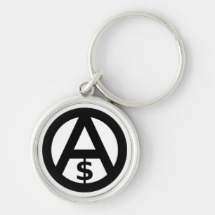 Anarcho Kapitalismus-Schlüsselanhänger Schlüsselanhänger