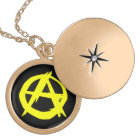 Anarcho Kapitalismus-Schwarzes und gelbe Flagge