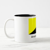 Anarcho- Kapitalismus Zweifarbige Tasse (Links)