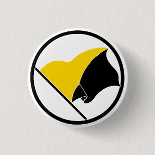 Anarcho-Kapitalist Fahnen-Knopf Button