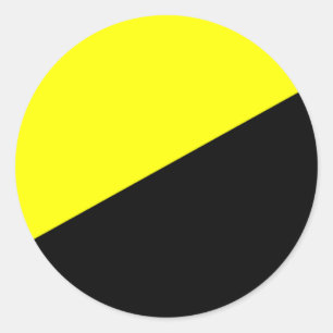 Anarcho-Kapitalist Flagge Runder Aufkleber