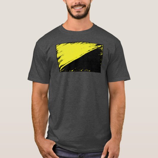 Anarcho-Kapitalist Flaggen-T - Shirt (Vorderseite)