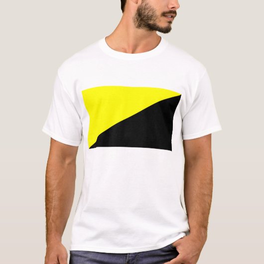 Anarcho-Kapitalist Flaggen-T - Shirt (Vorderseite)