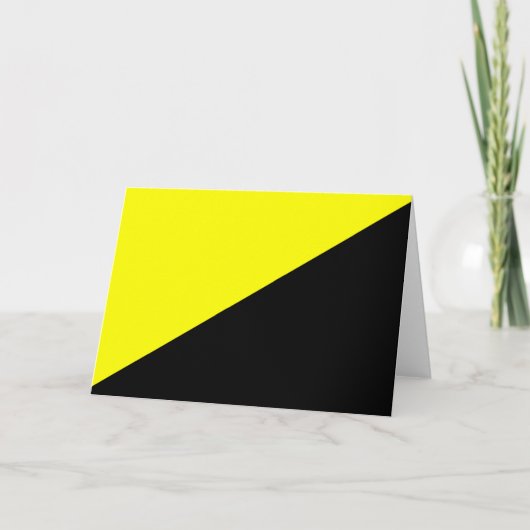 Anarcho-kapitalistische Flagge Karte (Vorderseite)