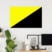 Anarcho-kapitalistische Flagge Poster (Heimbüro)