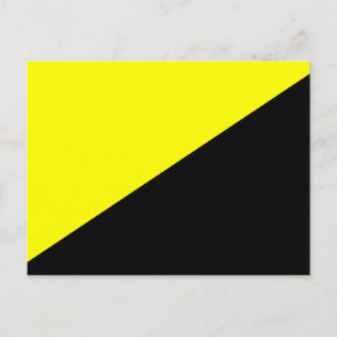 Anarcho-kapitalistische Flagge Postkarte