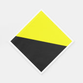 Anarcho-kapitalistische Flagge Serviette (Ecke)