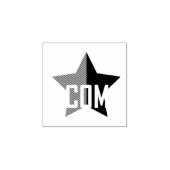 Anarcho-kommunistischer Star Gummistempel (Prägung)