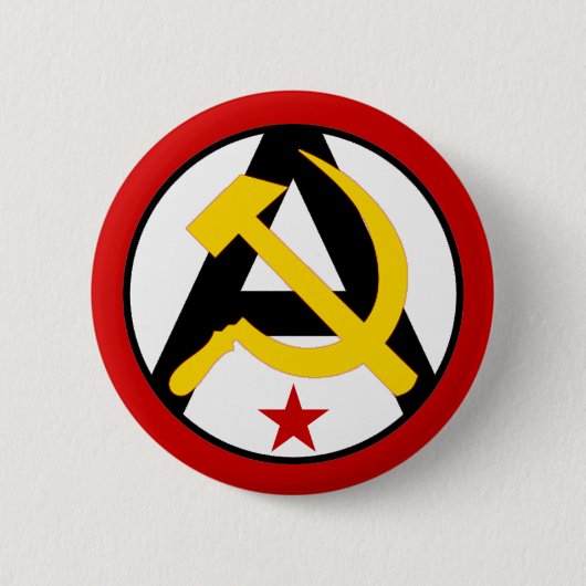 Anarcho-kommunistisches Logo Button (Vorderseite)