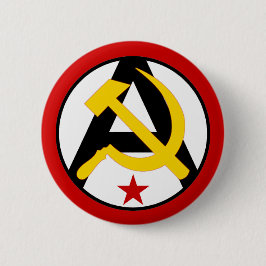 Anarcho-kommunistisches Logo Button