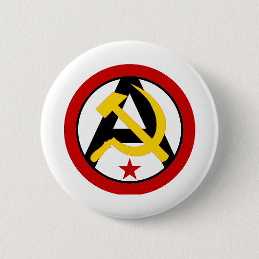 Anarcho-kommunistisches Logo Button (Vorderseite)