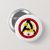 Anarcho-kommunistisches Logo Button (Vorne & Hinten)