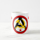 Anarcho-kommunistisches Logo Kaffeetasse (Mittel)