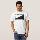 Anarcho-Pazifismus Flaggen-T - Shirt (Vorne ganz)