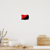 Anarcho-Syndikalismus Flag Poster Print (Küche)