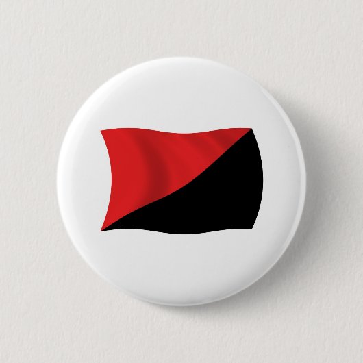 Anarcho-Syndikalismus-Flaggen-Button Button (Vorderseite)