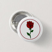 Anarcho-Syndikalismus-Rose Button (Vorne & Hinten)