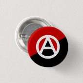 Anarcho-Syndikalismus Symbol-Knopf, Button (Vorne & Hinten)