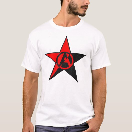 anarchosyndicalist Stern-T - Shirt (Vorderseite)
