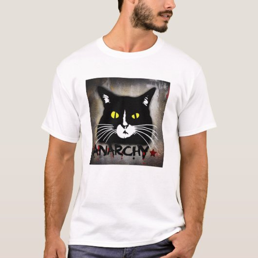 'ANARCHY CAT' T-Shirt (Vorderseite)