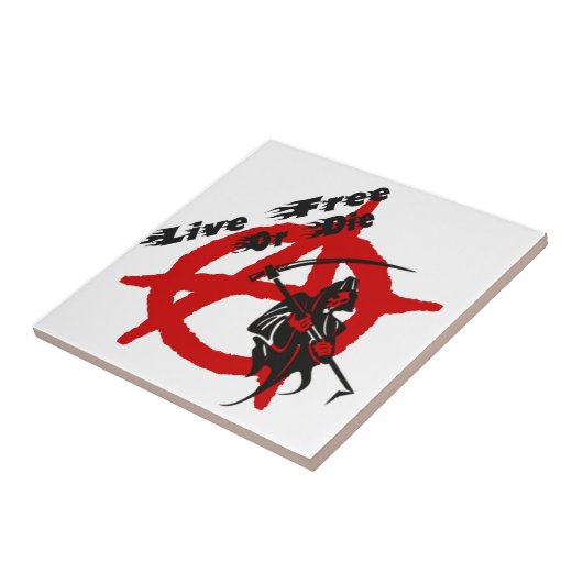 Anarchy Grim Sensenmann Fliese (Seite)