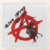 Anarchy Grim Sensenmann Glasuntersetzer (Vorderseite)