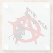 Anarchy Grim Sensenmann Glasuntersetzer (Rückseite)