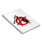 Anarchy Grim Sensenmann Notizblock (Rechte Seite)