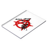 Anarchy Grim Sensenmann Notizblock (Linke Seite)