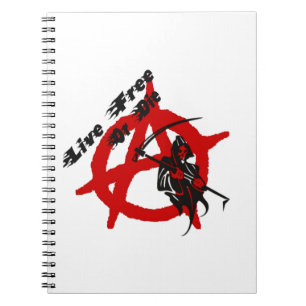 Anarchy Grim Sensenmann Notizblock
