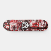 Anarchy Grunge Skateboard (Horizontal)