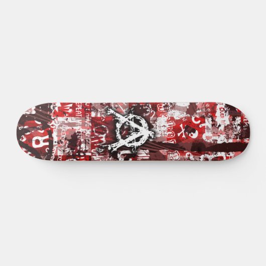 Anarchy Grunge Skateboard (Horizontal)