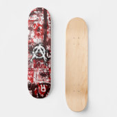 Anarchy Grunge Skateboard (Vorderseite)