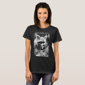 ANARCHY RACCOON FUNNY T-Shirt (Vorne ganz)