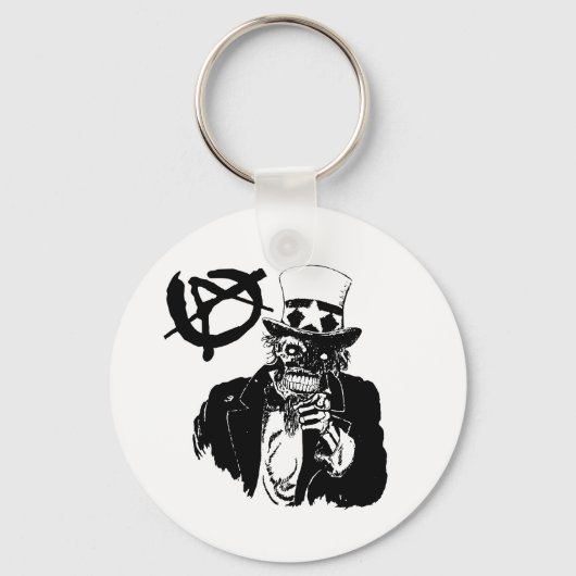Anarchy Skull Schlüsselanhänger (Vorderseite)
