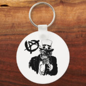 Anarchy Skull Schlüsselanhänger (Vorderseite)