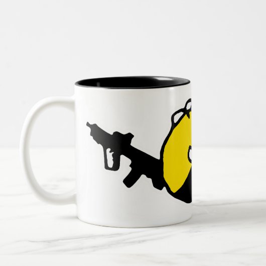 Anarchyball Anarchokapitalistin Coffe Café Tasa Ta Zweifarbige Tasse (Links)
