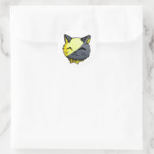 AnarKitty Chibi Anarchyball Cat Sticker - AnCap (Tasche)